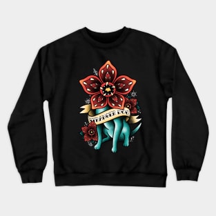 Stranger dog tattoo Crewneck Sweatshirt